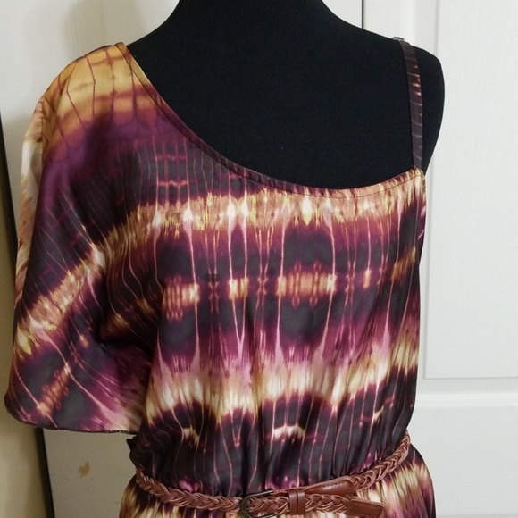 One Shoulder Dress - Picture 2 of 8